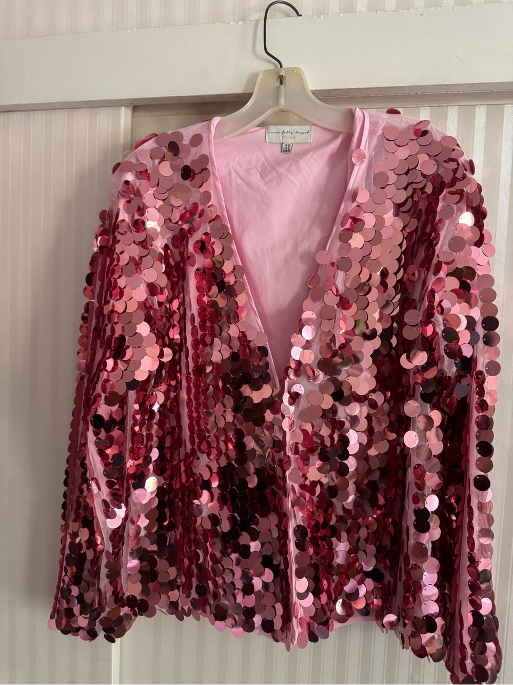 Sequin Jacket - Pink